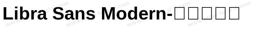 Libra Sans Modern字体转换